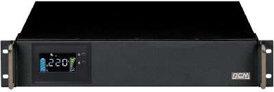 PowerCom King Pro RM KIN-1500AP LCD (2U) ИБП {Line-Interactive, 1500VA/1200W, Rack, 6х С13, Serial+USB, SmartSlot, RS-232} (1152600)