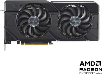 Видеокарта ASUS AMD Radeon RX 7700 XT DUAL-RX7700XT-O12G 12Gb DDR6 PCI-E HDMI, 3DP