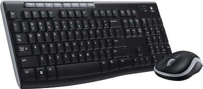 Комплект беспроводной Logitech Cordless MK270 USB (920-004518/4509)