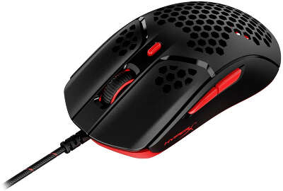 Мышь HyperX Pulsefire Haste черный/красный оптическая 16000dpi USB 5but (4P5E3AA)