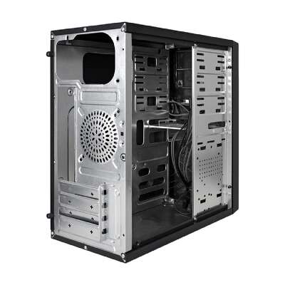 Exegate EX284032RUS Корпус Minitower BA-203U Black, mATX, <без БП>, 2*USB+1*USB3.0, Audio