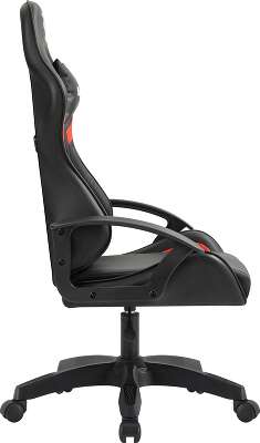 Кресло игровое Sharm класс-2 до 100кг экокожа черный/красный 64674 DEFENDER