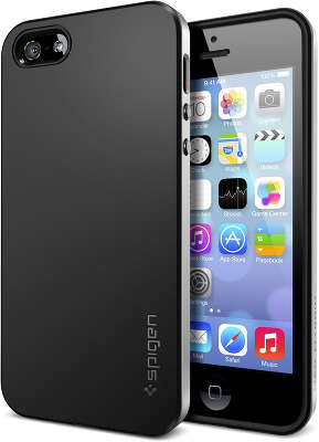 Чехол Spigen SGP Neo Hybrid EX для iPhone 5/5S, Satin Silver [SGP10361]