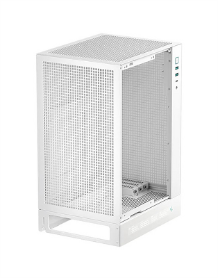 Корпус Deepcool CH170 DIGITAL WH без БП, белый, MINI-ITX