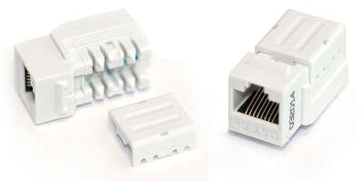 Модуль Hyperline KJNE-8P8C-C5E-90-WH информ. KeystoneRJ45 кат.5E UTP бел. (упак.:1шт)