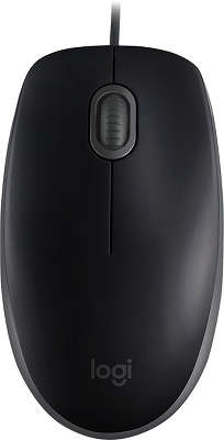 Мышь Logitech Mouse B110 SILENT Black USB (910-005508)