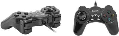 Defender Геймпад Vortex USB, 13 кнопок, кнопки Turbo/Clear/Auto, ПК (Dinput), 8-позиционный D-Pad, 1,5 м.