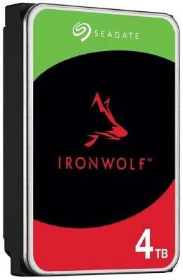 4TB Seagate Ironwolf (ST4000VN006) {SATA 6.0Gb/s, 5400 rpm, 256mb buffer, 3.5", для NAS}