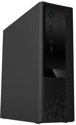 Корпус Slim Case Powerman PS201A-BK PM-300TFX U3.0*2+A(HD)+FAN Mini-ITX