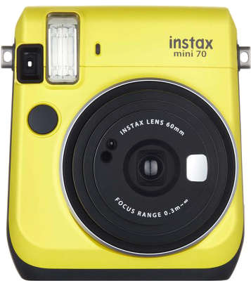 Цифровая фотокамера моментальной печати FujiFilm INSTAX MINI 70 Yellow