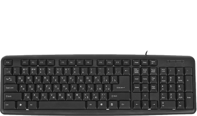 Defender #1 Проводная клавиатура HB-420 RU,черный,полноразмерная