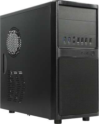 Корпус PowerCool S6012-2U3C-500W, черный, ATX, 500W (S6012-2U3C-500W)