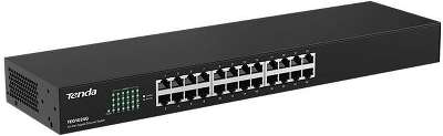Tenda TEG1024G Коммутатор неуправляемый, 24 порта, 24x1 Гбит/с, установка в стойку, металлический корпус