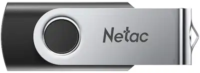 Флеш Диск Netac 64GB U505 NT03U505N-064G-30BK USB3.0 черный/серебристый