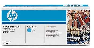 Картридж лазерный HP 307A CE741A голубой бар.в компл. (7300стр.) для HP CLJ CP5225