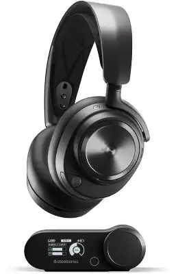 Наушники с микрофоном Steelseries Arctic Nova Pro черный мониторные BT оголовье (61520)