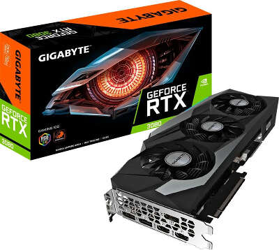 Видеокарта GIGABYTE NVIDIA nVidia GeForce RTX 3080 GAMING 10G 10Gb DDR6X PCI-E 2HDMI, 3DP