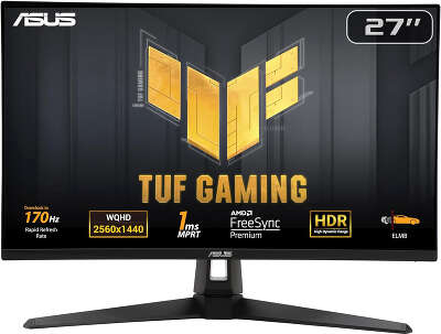 Монитор 27" ASUS TUF VG27AQA1A IPS WQHD HDMI, DP