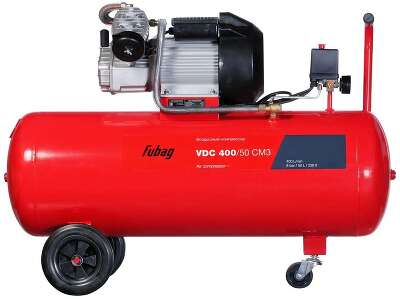 Компрессор поршневой Fubag VDC 400/50 CM3 масляный 400л/мин 50л 2200Вт красный/черный