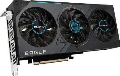 Видеокарта Gigabyte PCI-E 4.0 GV-N407SEAGLE OC-12GD NVIDIA GeForce RTX 4070 Super 12Gb 192bit GDDR6X 2535/21000 HDMIx1 DPx3 HDCP Ret