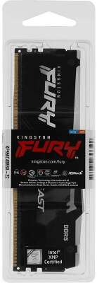 Память Kingston FURY Beast RGB DDR5 DIMM 32Gb PC44800 5600MHz CL40 1.25V (KF556C40BBA-32)