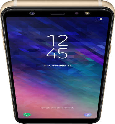 Смартфон Samsung SM-A605F Galaxy A6+ 2018 Dual Sim LTE, золотой (SM-A605FZDNSER)