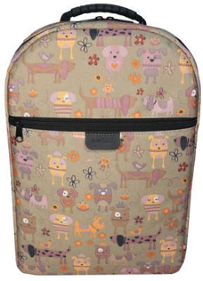 Рюкзак для ноутбука 15.6" VIVACASE Doggy, оксфорд, коричневый (VCN-BDG15-br)