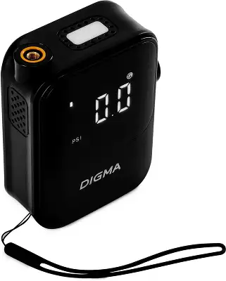 Автомобильный компрессор Digma QBK-120B шланг 0.2м