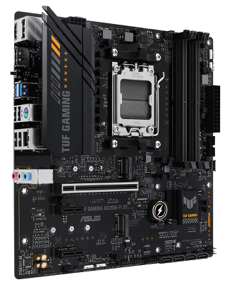 Материнская плата ASUS TUF GAMING A620M-PLUS, AM5, A620, 4*DDR5, 4*SATA, 2*M.2, 2*USB 3.2, 4*USB 2.0, 2*PCIx16, 2*PCIx1, 2*DP+HDMI, mATX; 90MB1EZ0-M0EAY0