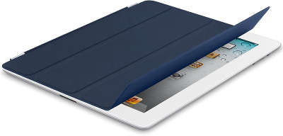 Кожаный чехол Apple Smart Cover для iPad 2/3/4, Navy [MD303]