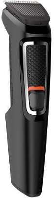 Триммер Philips MG3730/15 черный (насадок в компл:8шт)