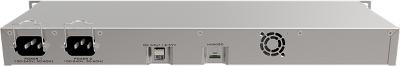 Маршрутизатор MikroTik RouterBOARD 1100AHx4 Dude Edition with Annapurna Alpine AL21400 Cortex A15 CPU (4-cores, 1.4GHz per core), 1GB RAM, 13xGbit LAN, 60GB M.2 drive, RouterOS L6, 1U rackmount case, Dual PSU