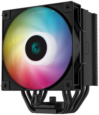 Кулер для процессора DeepCool AG500 BK ARGB, 120 мм, 1850rpm, 29.4 дБА, 240 Вт, 4-pin PWM, Al+Cu