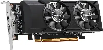 Видеокарта Asrock PCI-E 4.0 A380 LP 6G INTEL ARC A380 6Gb 96bit GDDR6 2000/15500 HDMIx1 DPx1 HDCP Ret low profile