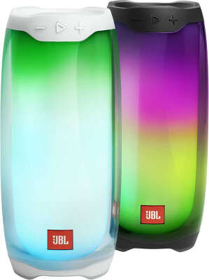 Колонка порт. JBL Pulse 4 черный 20W 1.0 BT 10м 7260mAh (JBLPULSE4BLK)