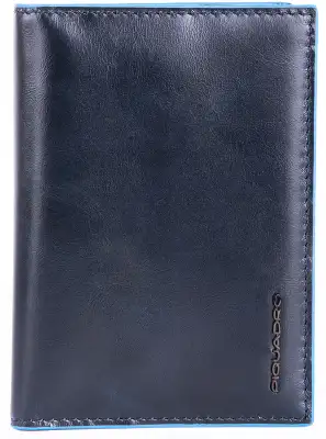 Обложка для документов Piquadro Blue Square PP5256B2/BLU2 синий натур.кожа