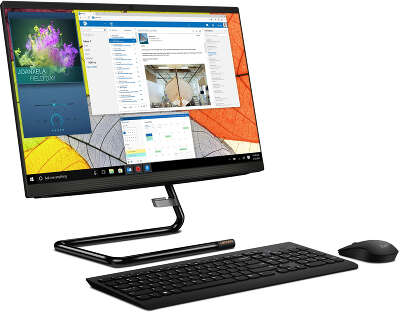 Моноблок Lenovo IdeaCentre AIO A340-22IGM 21.5" FHD J4005/4/1000/Multi/WF/BT/Cam/Kb+Mouse/W10,черный