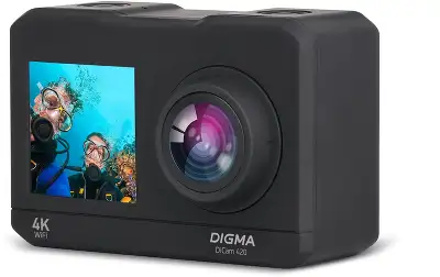 Экшн-камера Digma DiCam 420 черный