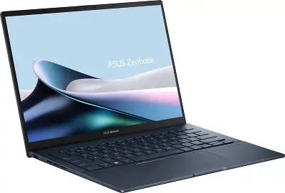 Ноутбук Asus Zenbook 14 OLED UX3405MA-QD1016 Core Ultra 9 185H 32Gb SSD512Gb Intel Arc 14" OLED FHD+ (1920x1200) без ОС blue WiFi BT Cam Bag (90NB11R1-M01UB0)