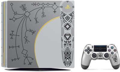 Игровая приставка Sony PS4 Pro (Limited edition) + игра God Of War
