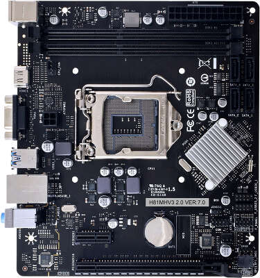 Материнская плата mATX LGA1150 Biostar H81MHV3 2.0/3.0