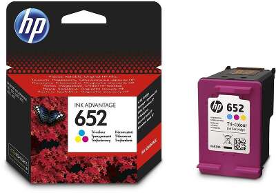 Картридж HP 652 струйный трехцветный (200 стр)