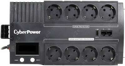 ИБП CyberPower BR1000ELCD, 1000VA, 600W, EURO