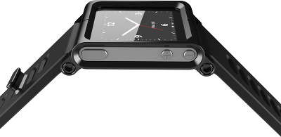 Чехол-браслет LunaTik Multi-Touch Watch Band для iPod nano 6G, черный [LTBLK-002]