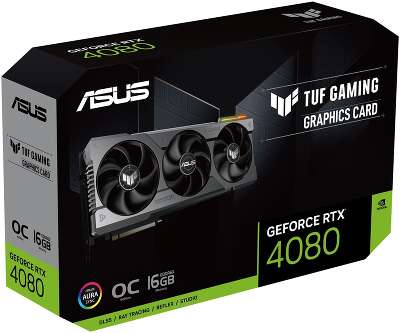 Видеокарта ASUS NVIDIA nVidia GeForce RTX 4080 TUF-RTX4080-O16G-GAMING 16Gb DDR6X PCI-E 2HDMI, 3DP