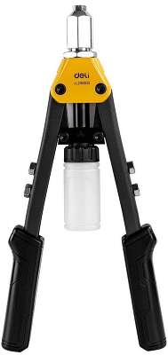 Двуручный заклепочник Deli DL236913 330мм, сталь Cr-Mo, диаметр заклепок 2,4 / 3,2 / 4,0 / 4,8 / 6,4 мм