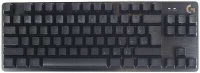 Клавиатура игровая Logitech G413 TKL SE черная, без цифрового блока, механические переключатели, белая подсветка, USB 1,8м, RTL