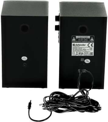Defender AURORA S12 {2.0, Актив.колонки 2x6 W (RMS),100 Гц - 20 кГц} [65415]