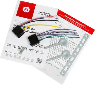 Автомагнитола ACV AVS-814BR 1DIN 4x50Вт (34490)