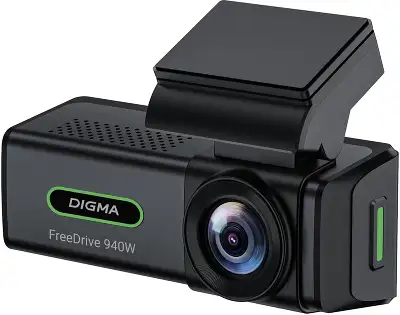 Видеорегистратор Digma FreeDrive 940W черный 8Mpix 2160x3840 170гр. Allwinner